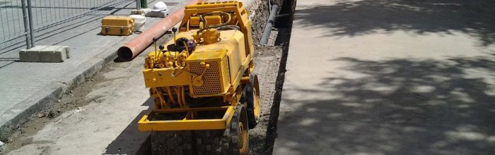 scavi per allacci in fogna